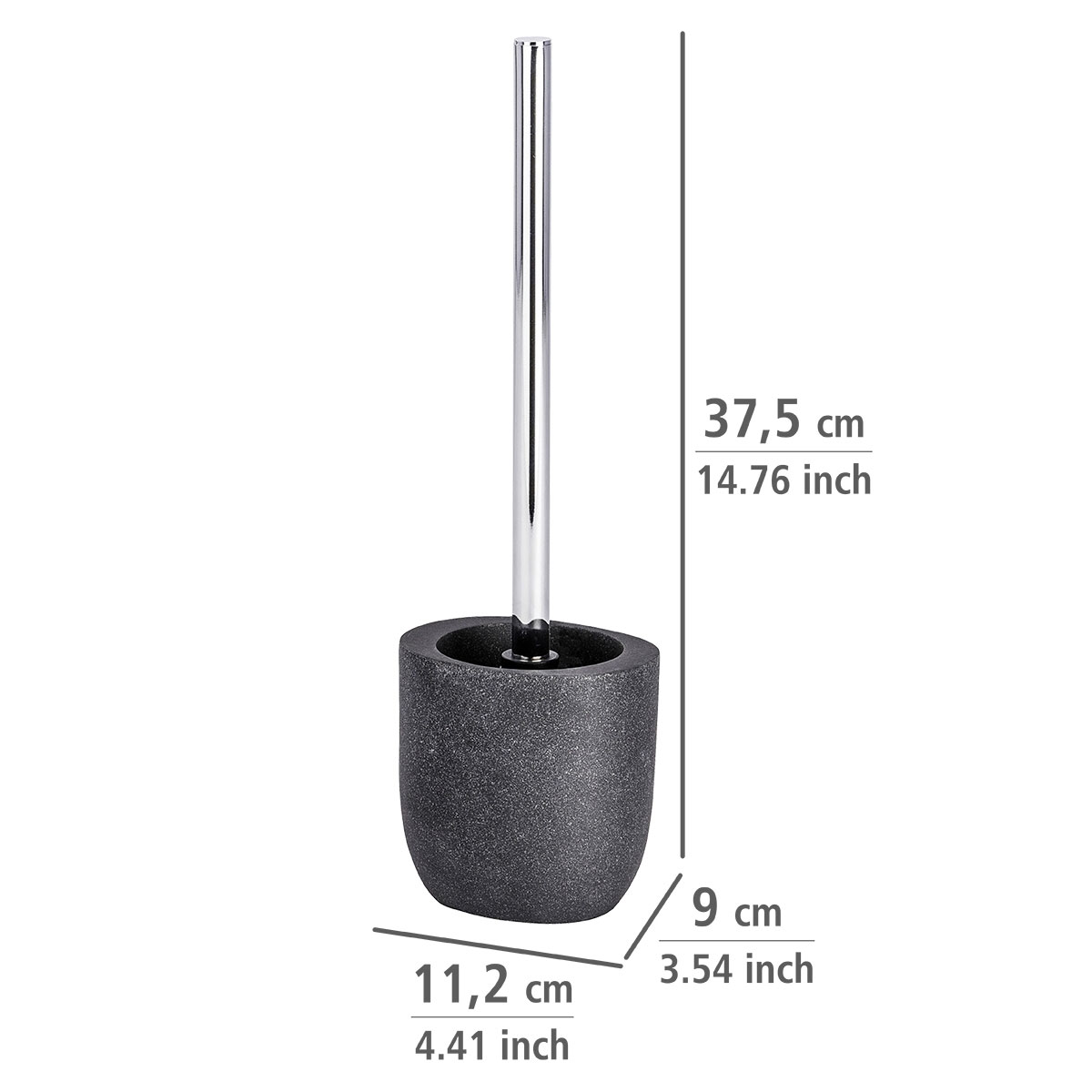 Wenko  WC-Garnitur Puro Anthrazit Bild 4