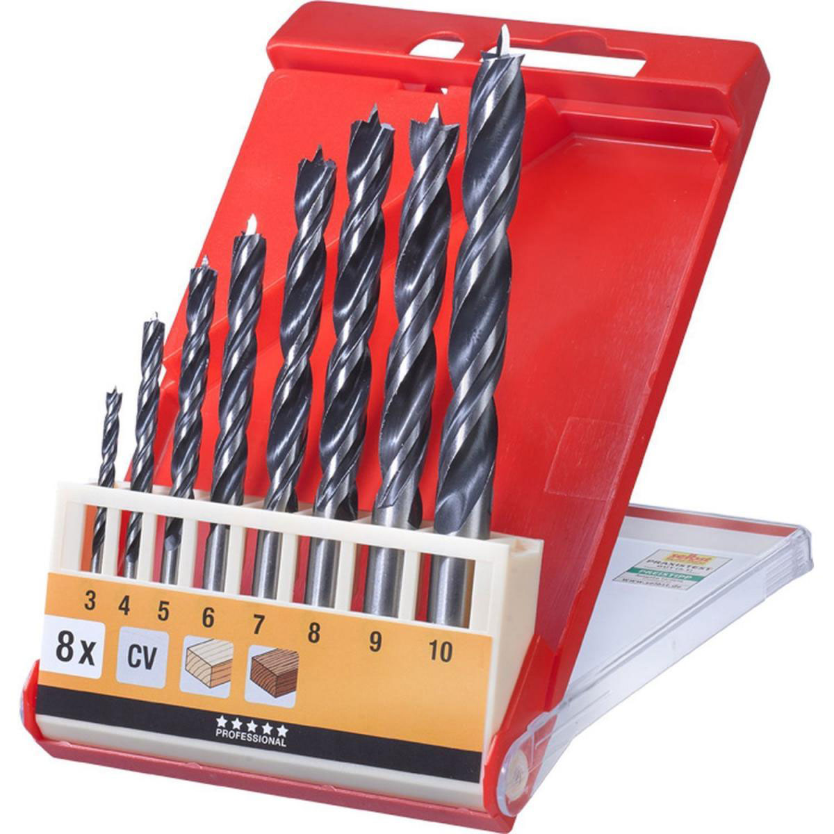 kwb  Holzspiralbohrersatz 7 teilig Bild 1