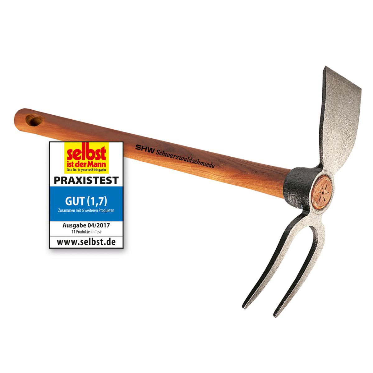 SHW Kleinhacke Rex 2-Zinken Breitblatt