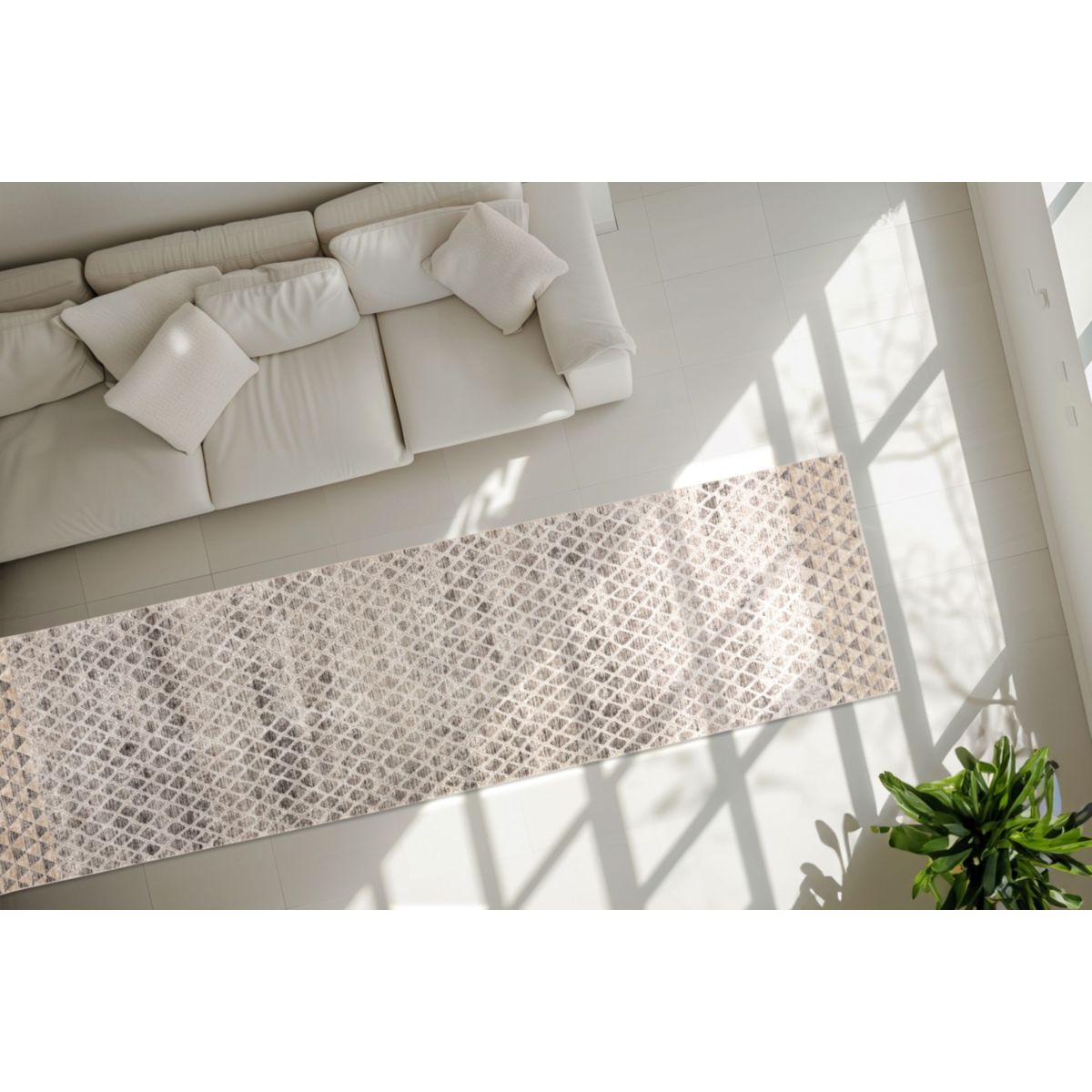 Amora 261 Grau 80cm x 300cm Bild 4