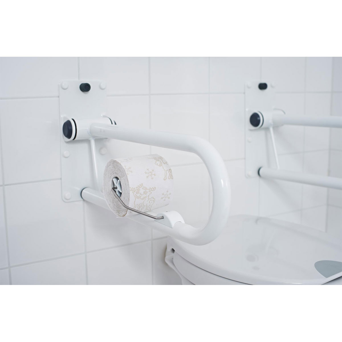 Ridder  WC-Papierhalter für WC-Aufstehbügel klappbar Bild 2