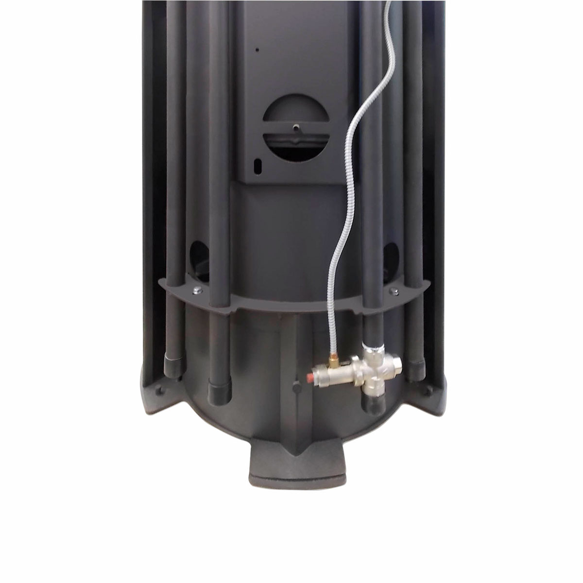 Kaminofen Faro Aqua 2.0 SpecksteinKorpus Stahl Gussgrau Bild 4