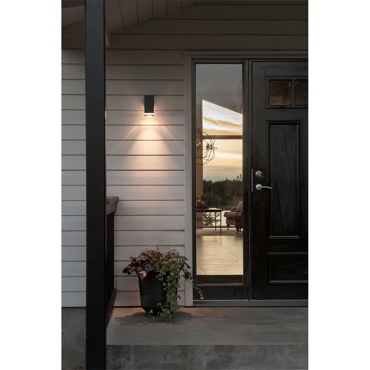 Konstsmide Wandleuchte Antares schwarz Bild 2