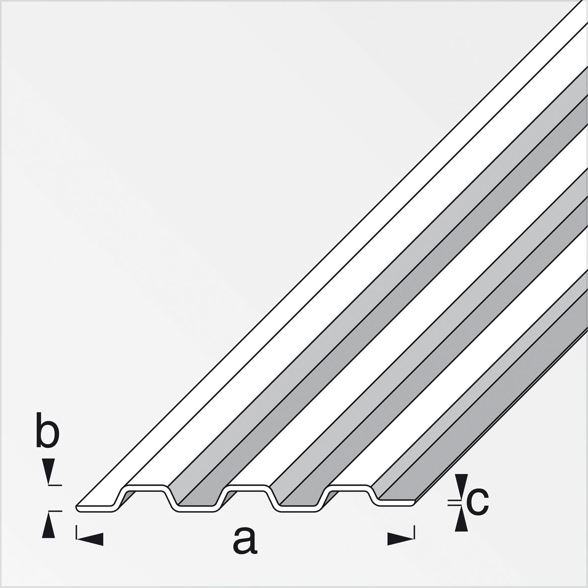 MyTool Containerwandprofil 1m blank Bild 2