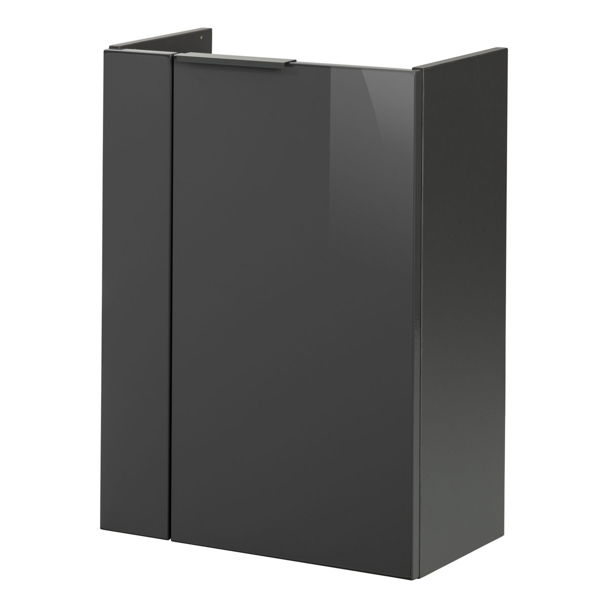 Fackelmann  Gäste-WC Waschtischunterschrank rechts SBC 440 x 600 x 243 mm anthrazit