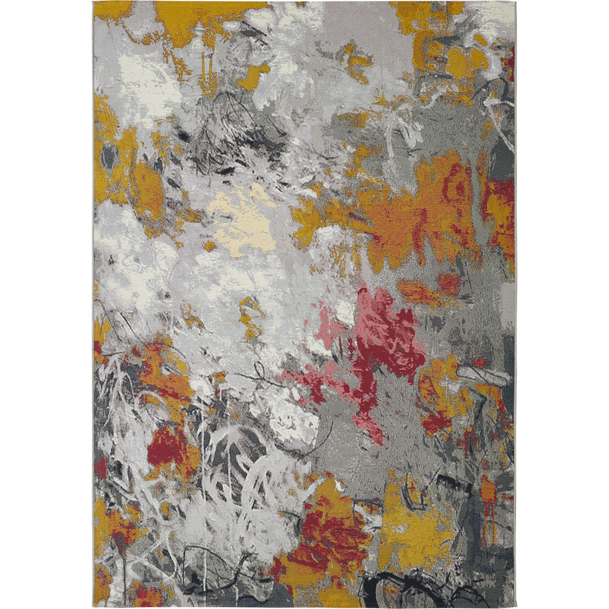 andiamo Teppich Portland 120x170 cm grau-multi