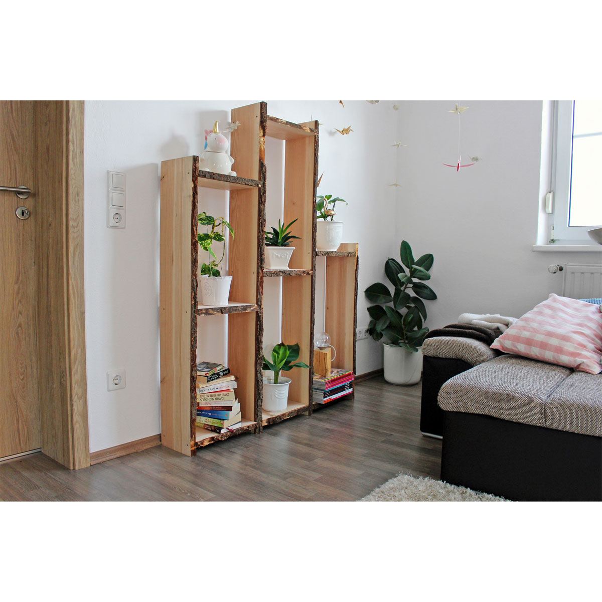 Douglasie-Massivholzbrett unbesäumt ca 120 x 20-25 cm Bild 5