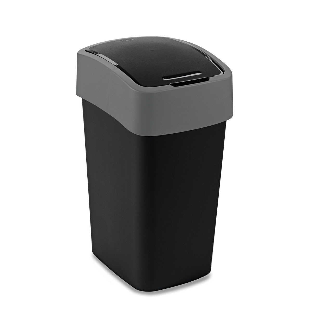 Curver Abfallbehälter Flip Bin 25 L schwarz/hellgrau