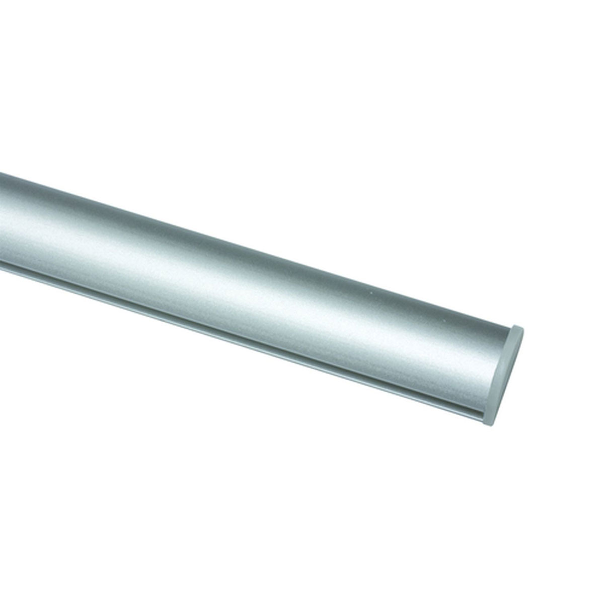 Gardinia Unterprofil 60 cm zum Klipsen silber