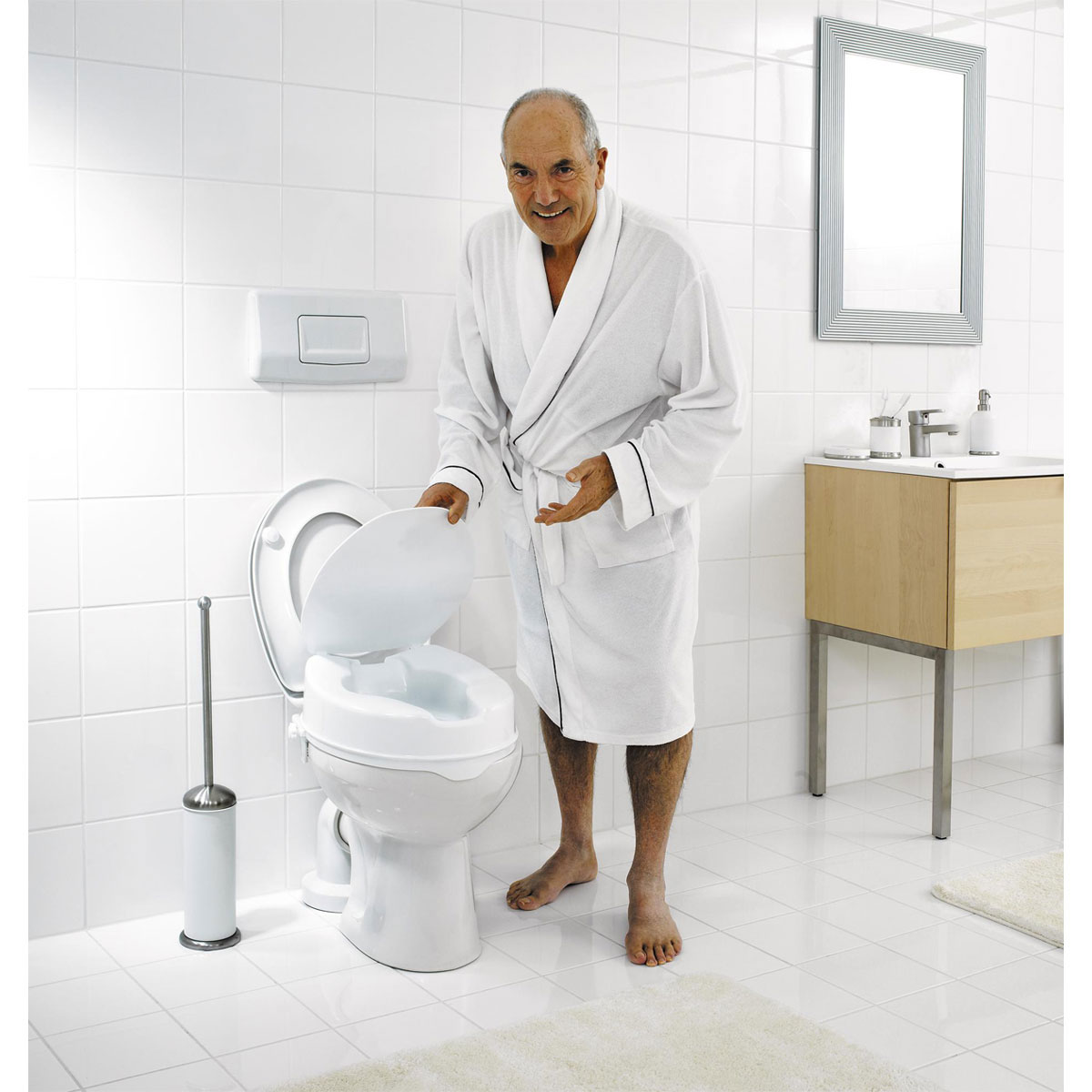 Ridder  Toilettensitzerhöhung mit Deckel Sam Bild 9