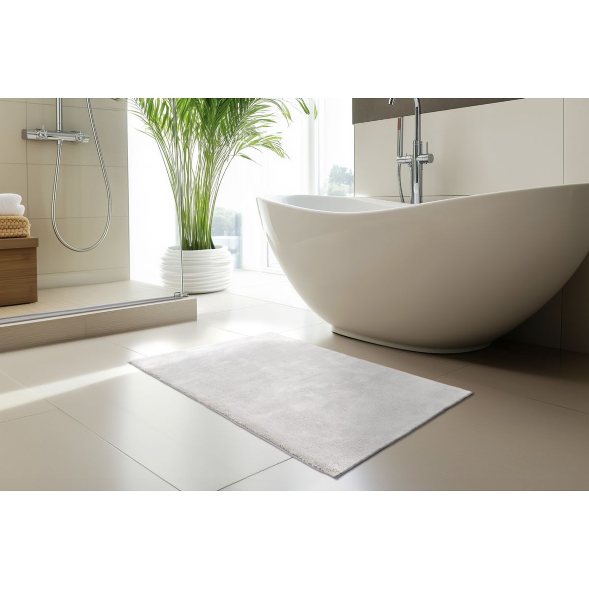 Badematte Fresh Step 525 silber 40 x 60 cm Bild 3