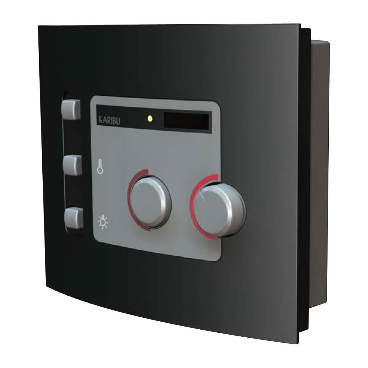 Karibu Sauna Jella 3,6 kW naturbelassen Bio externe Steuerung ohne Dachkranz Bild 6