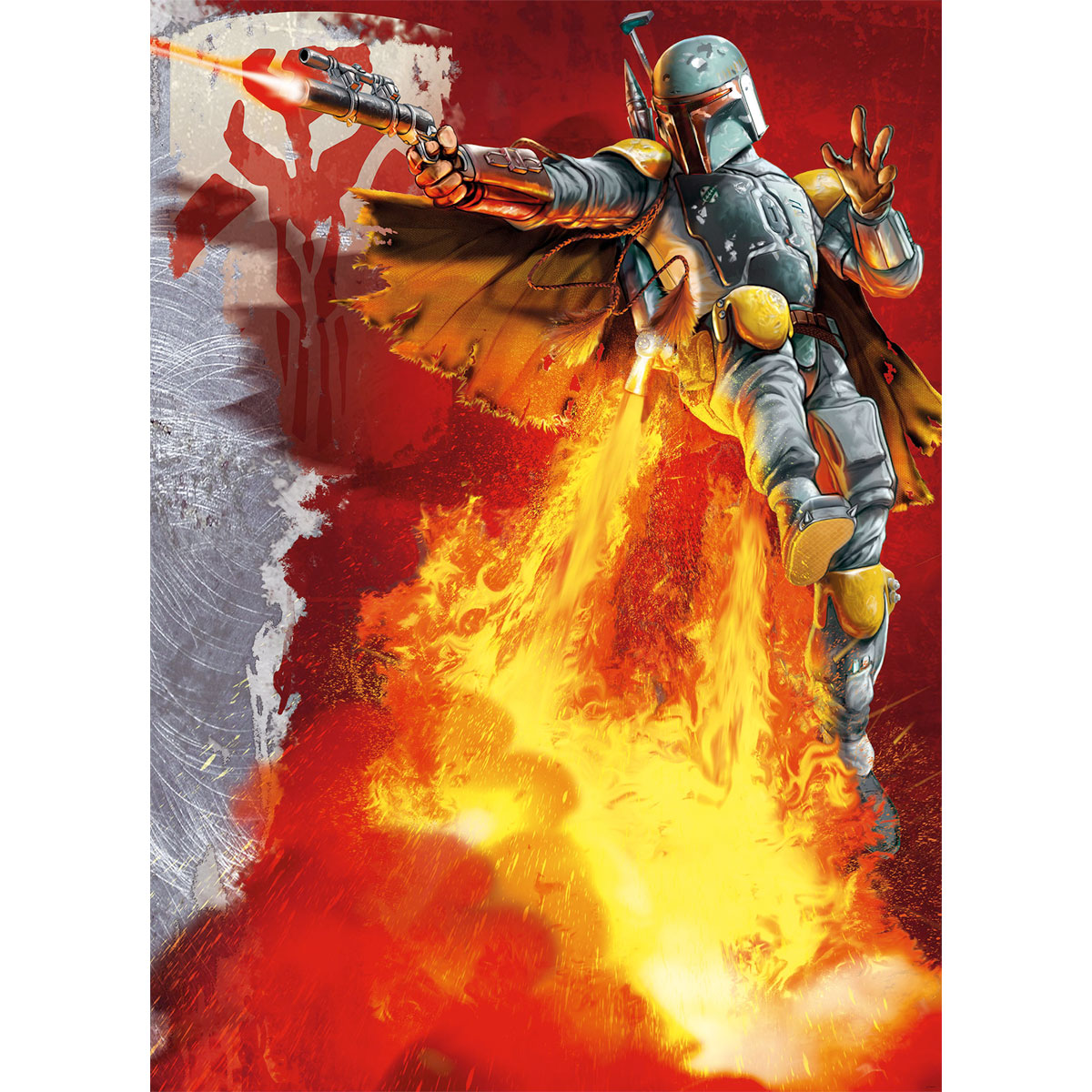 Komar  Papier Fototapete Star Wars Boba Fett 184x254 cm Bild 2