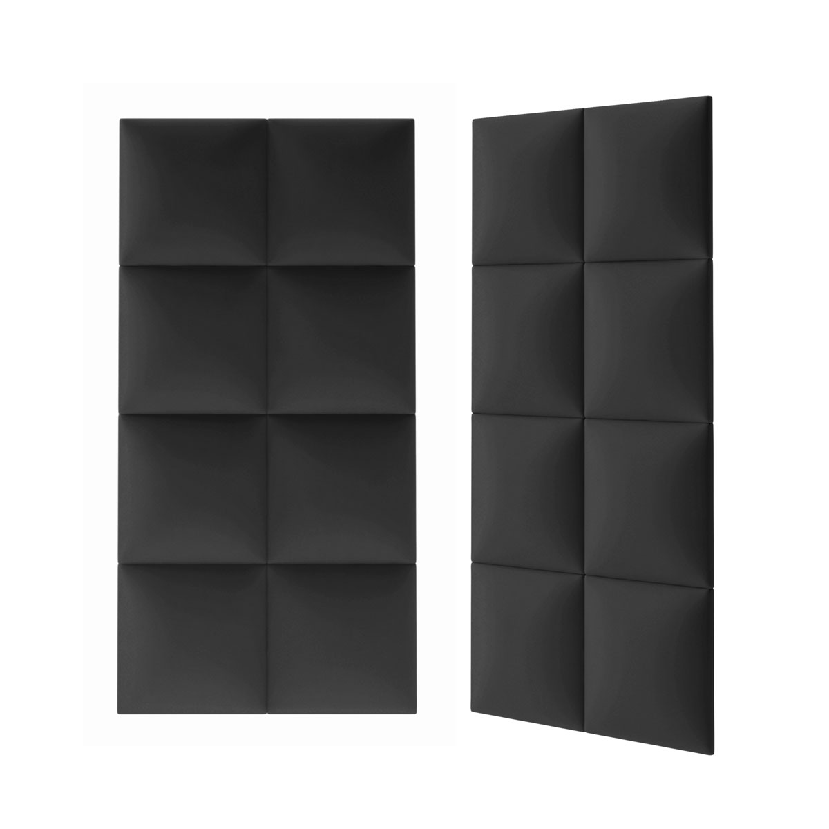 Mollis Polsterpaneele schwarz 30 x 30 cm Bild 2