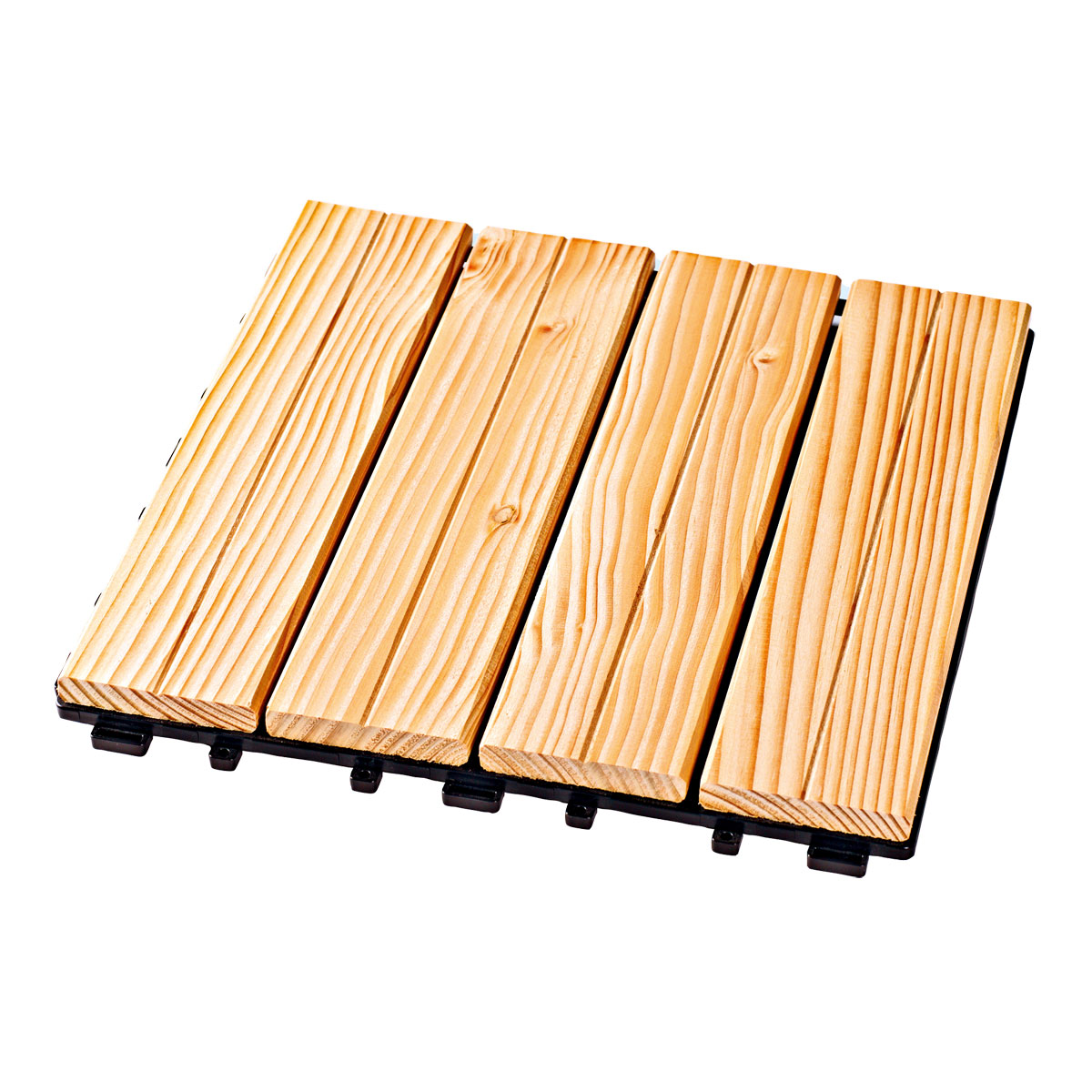 Rettenmeier Holz-Klickfliese Douglasie braun 30 x 30 cm