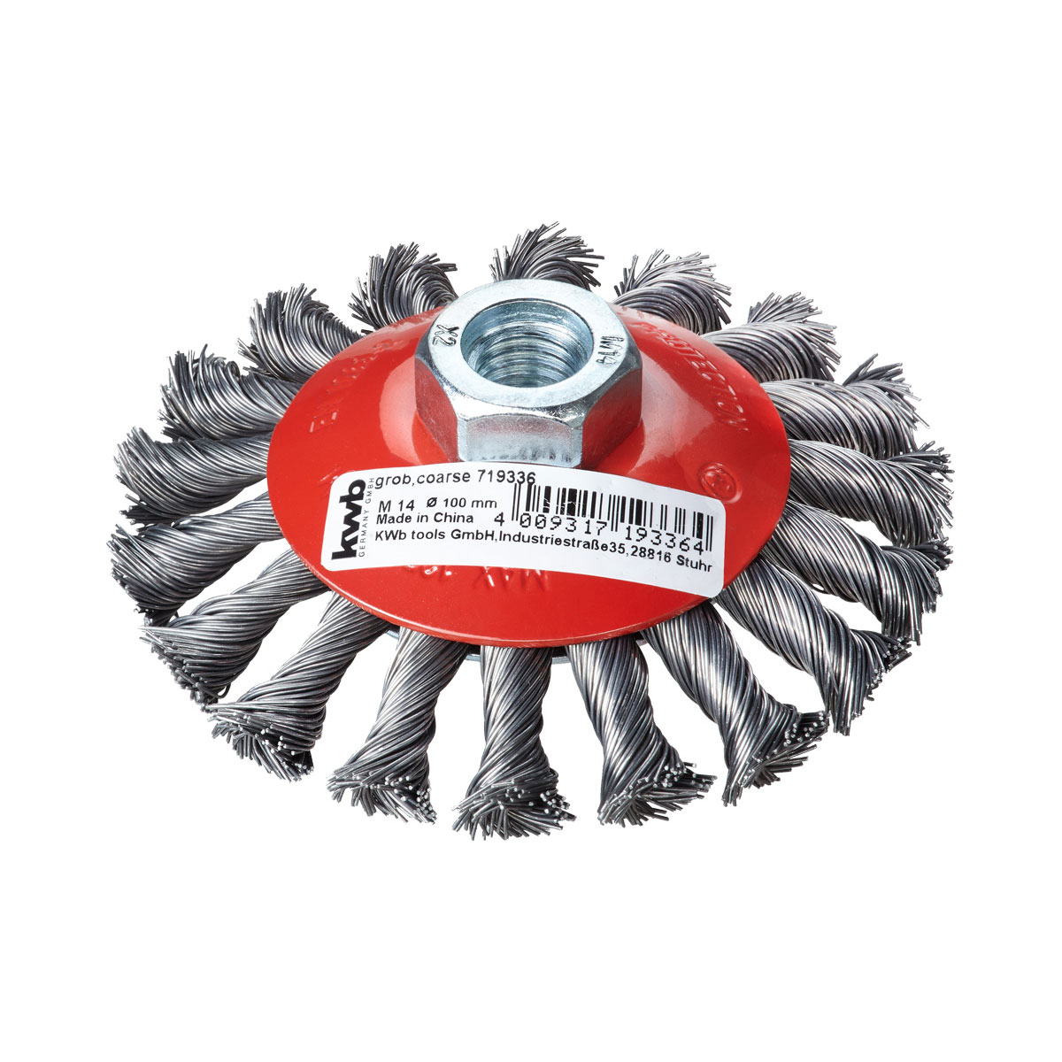 kwb  Scheibenbürsten Aggresso-Flex für Einsatz mit Winkelschleifer Durchmesser 100 mm