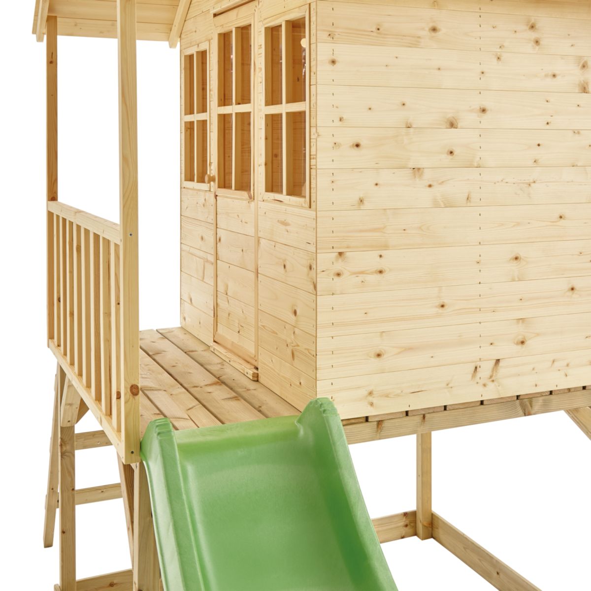TP Toys Spielhaus Wald inkl. Rutsche 137x306x230 cm Bild 3