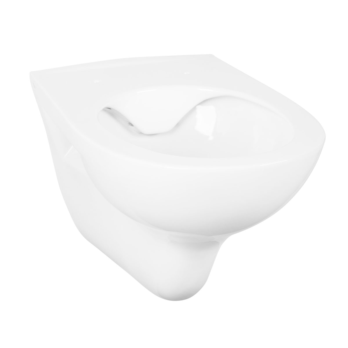 Cornat Spülrandloses Wand-WC weiß rund