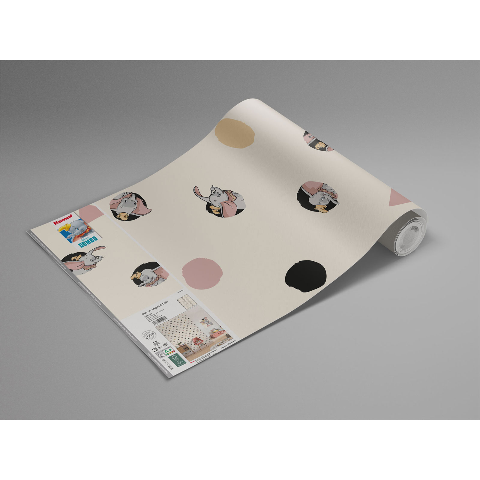 Komar  Vlies Fototapete Dumbo Angles & Dots 200x280 cm Bild 3