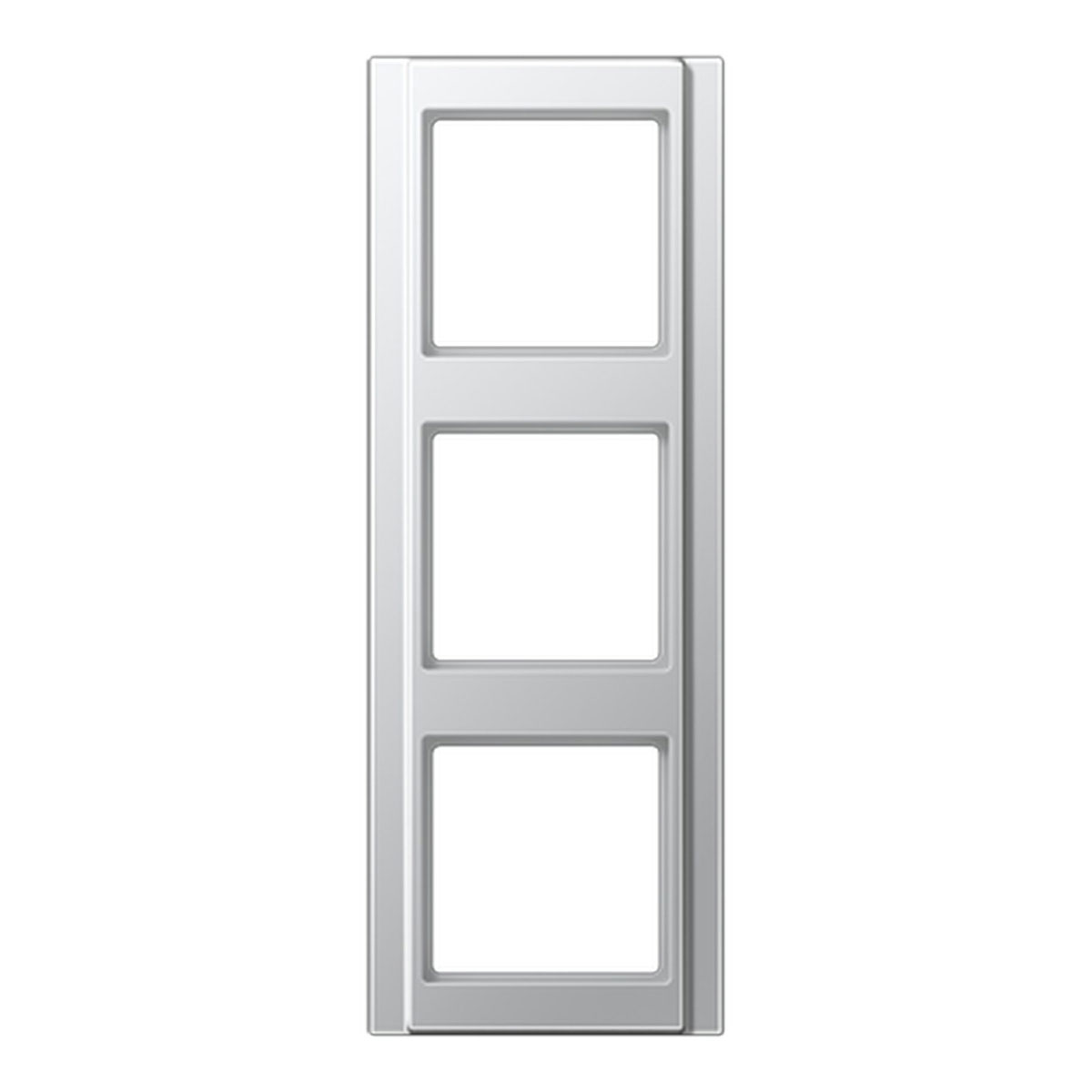 Jung Abdeckrahmen A 500 aluminiumfarben 3-fach