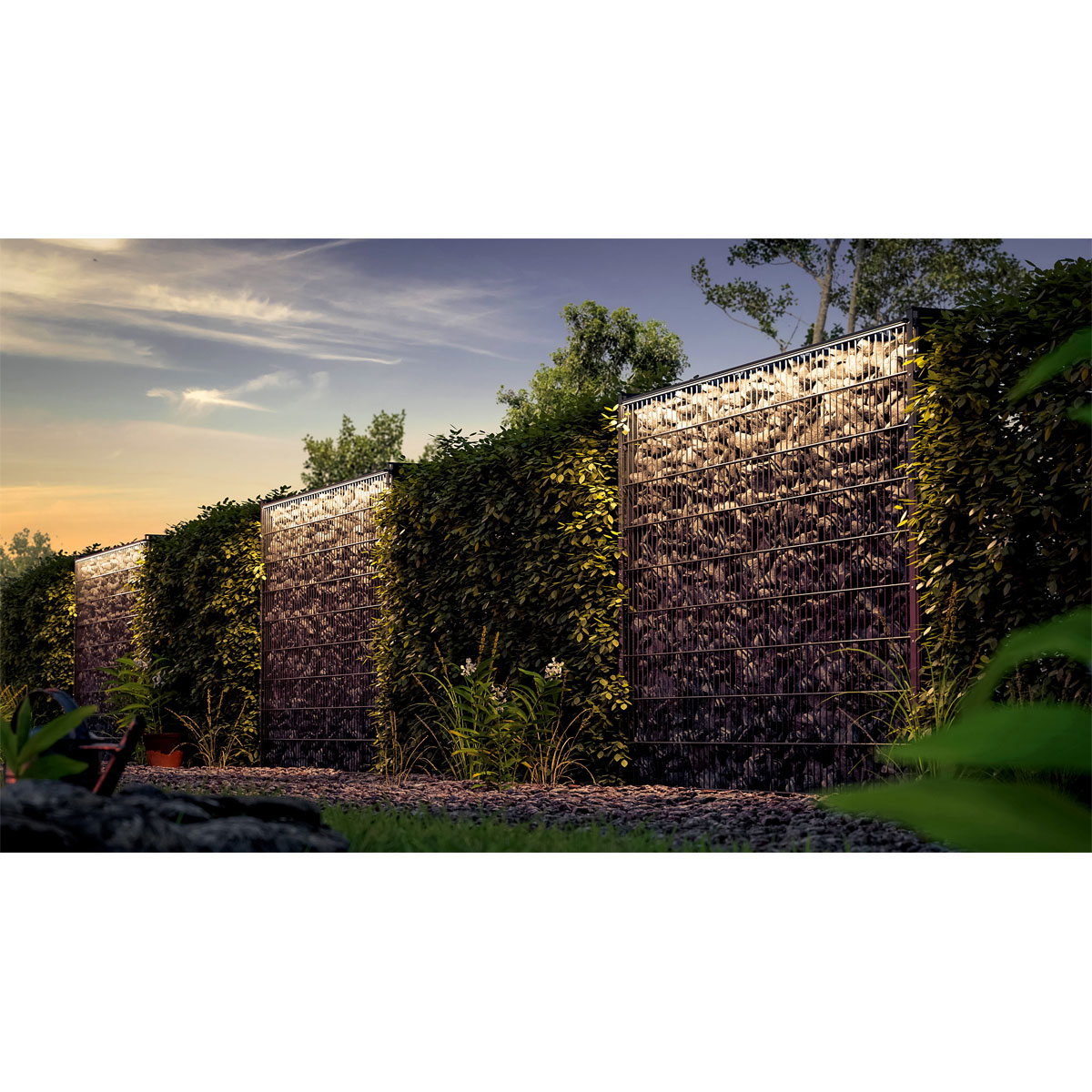 LyghtUp LED-Leuchtleiste für WPC- und Alu-Zäune 173,3 cm anthrazit Bild 9