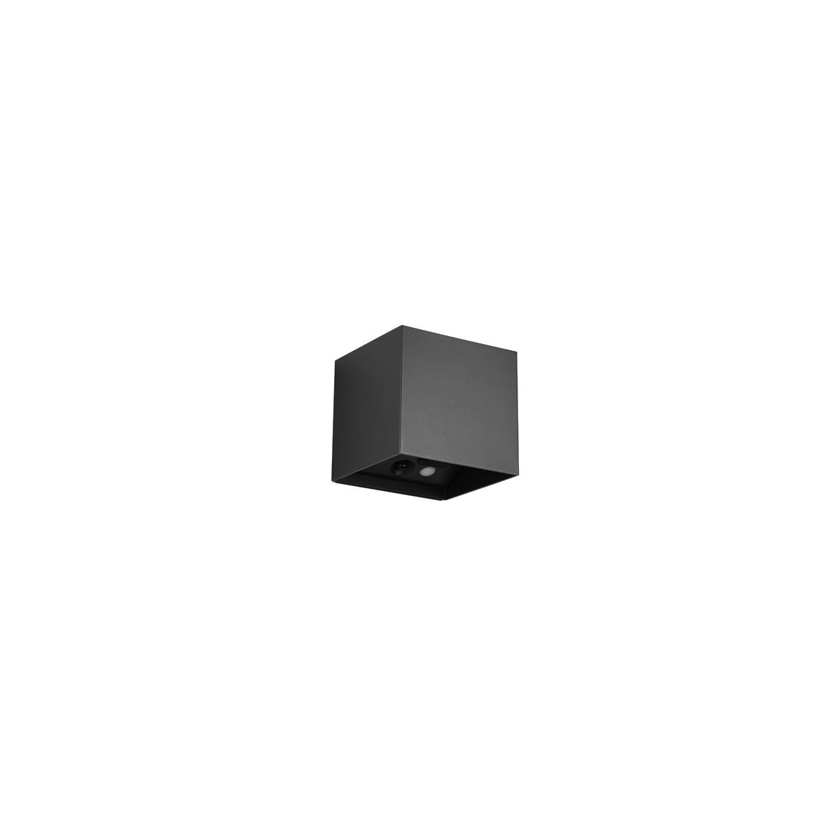 Reality LED Wandleuchte GENIE schwarz eckig Bild 5