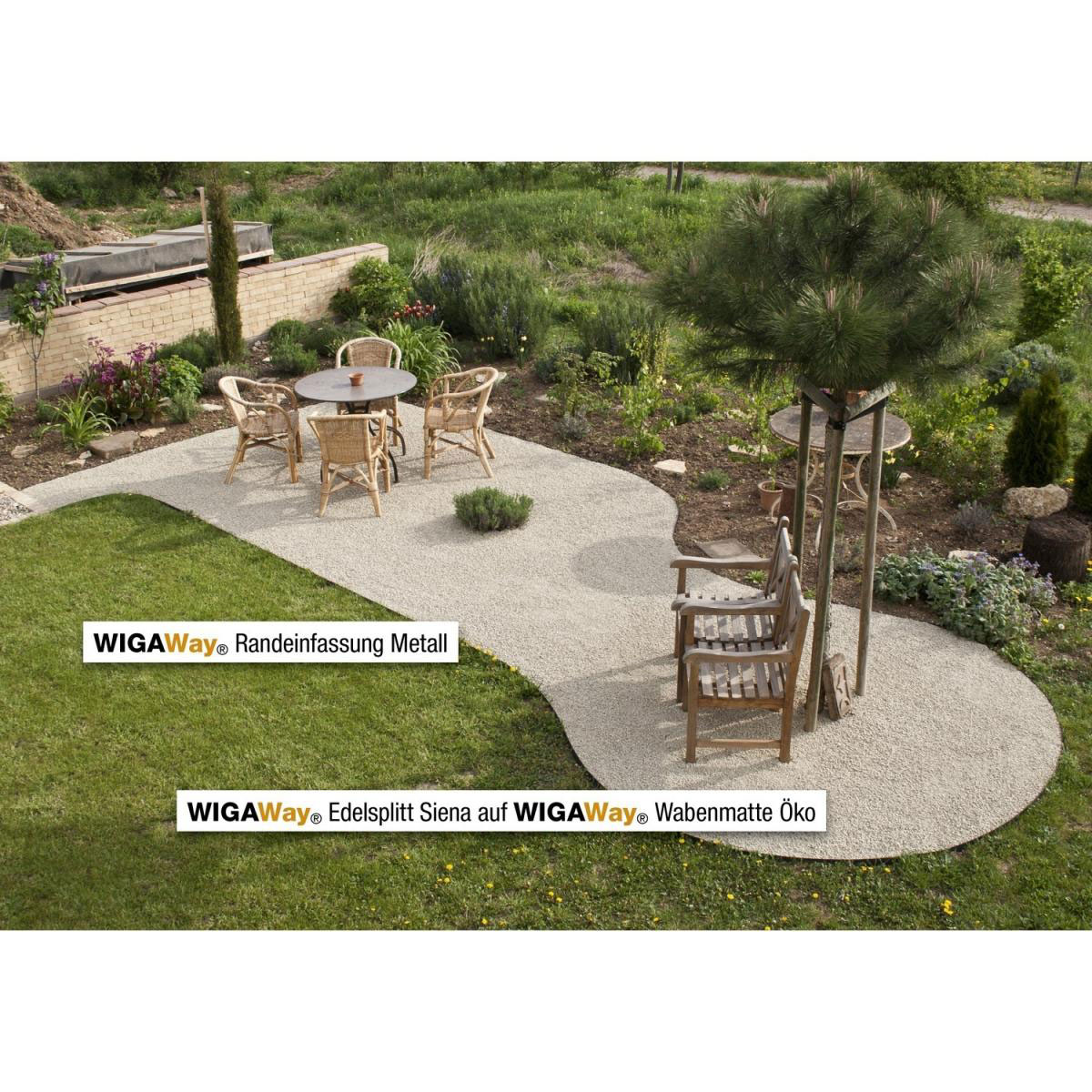 Edelsplitt Siena Körnung 5-8 mm 300 kg Bild 2