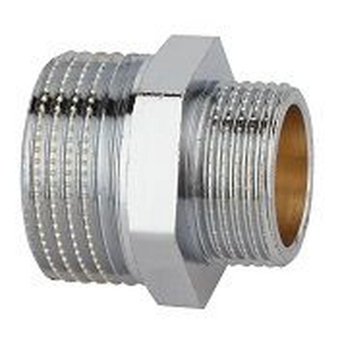 Kirchhoff Reduziernippel ½ AG x 3/8" AG verchromt