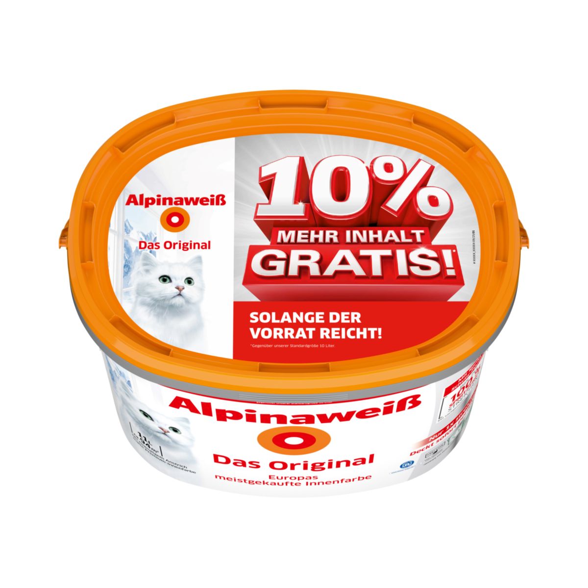 Alpina Innenfarbe weiß Das Original 11L Bild 2