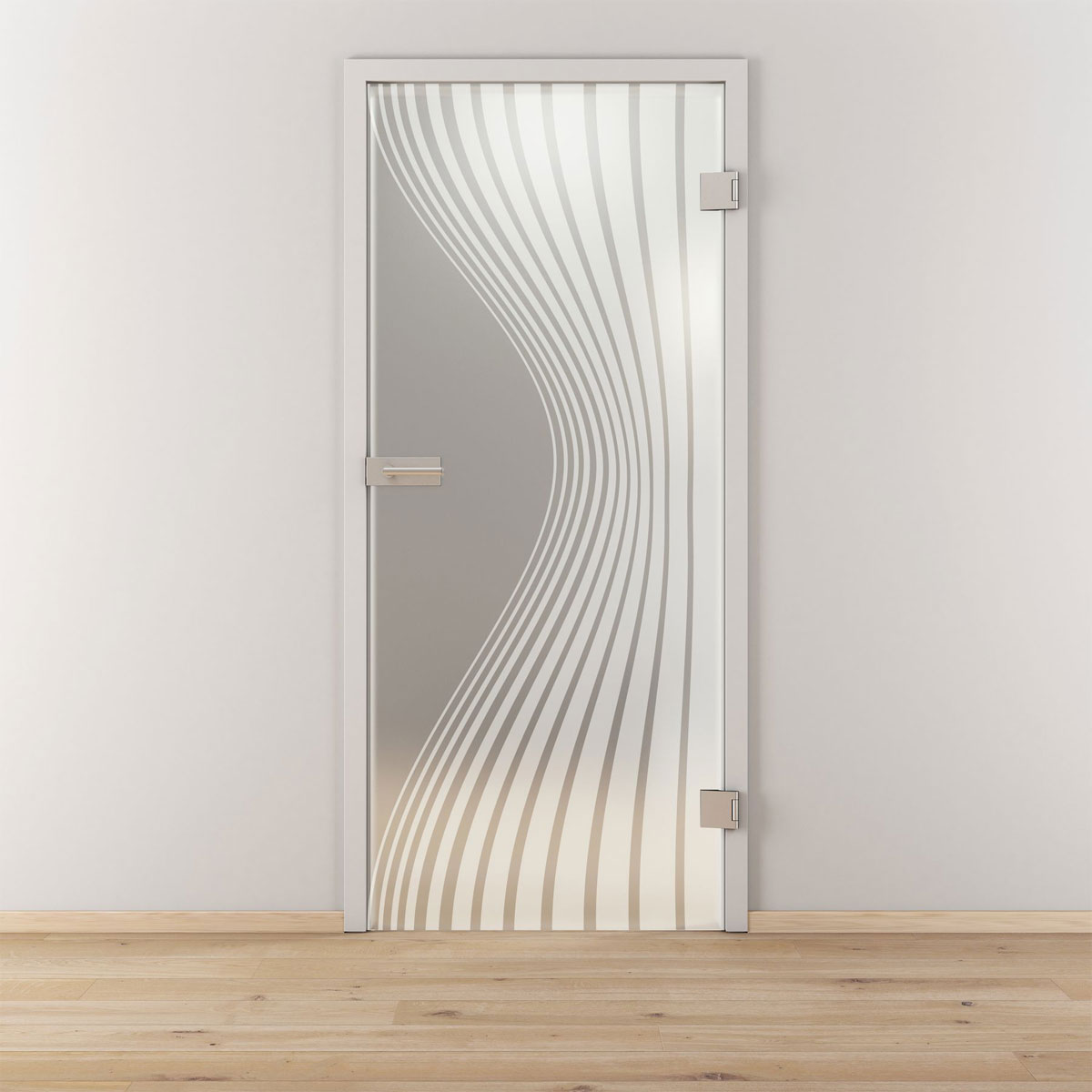 Novadoors Glasdrehtür NOVA 543 mattiert 95,9 x 197,2 cm Rechts Bild 2