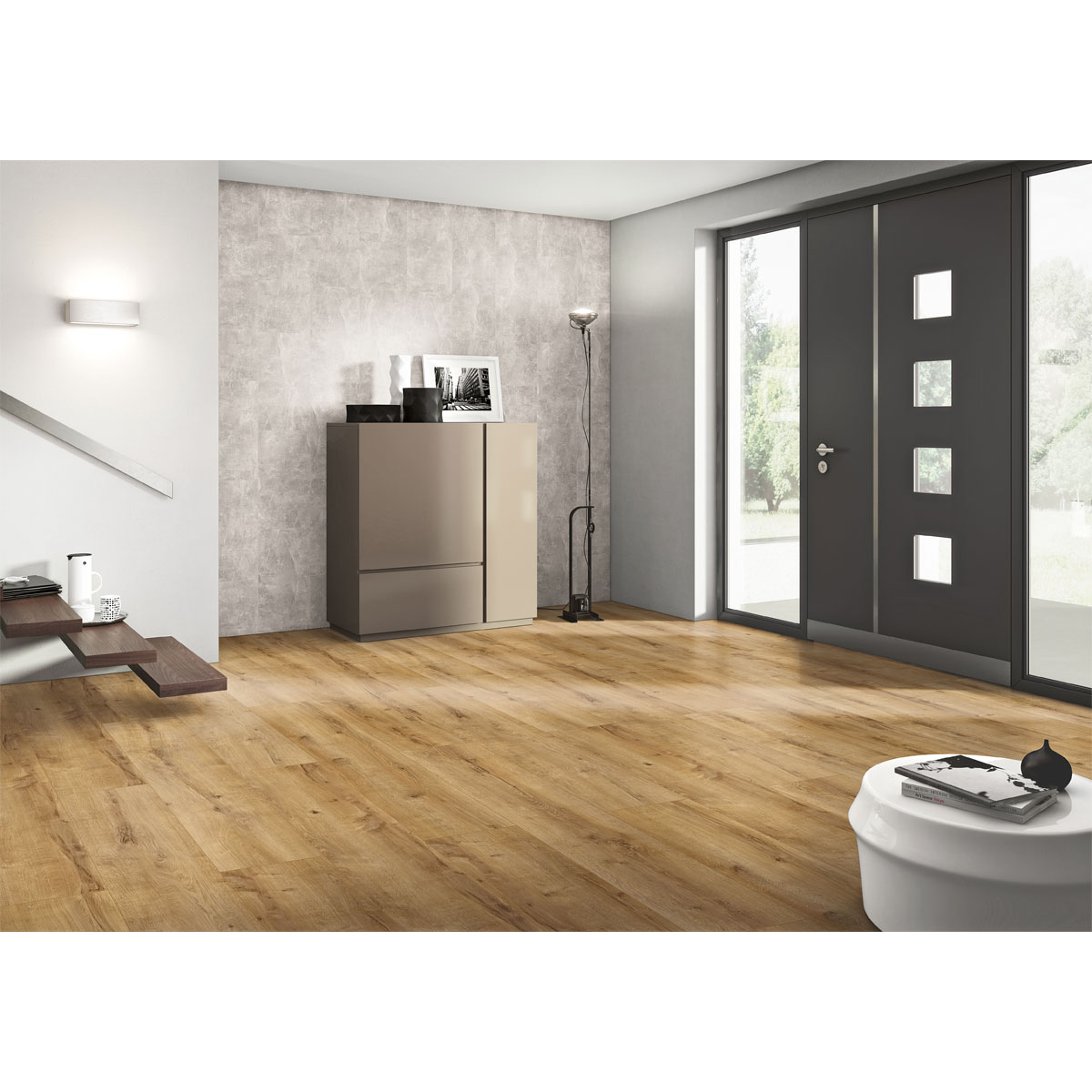 Specht Landhausdiele Deluxe AQUA XL Eiche light 128,5 x 28 cm Bild 4