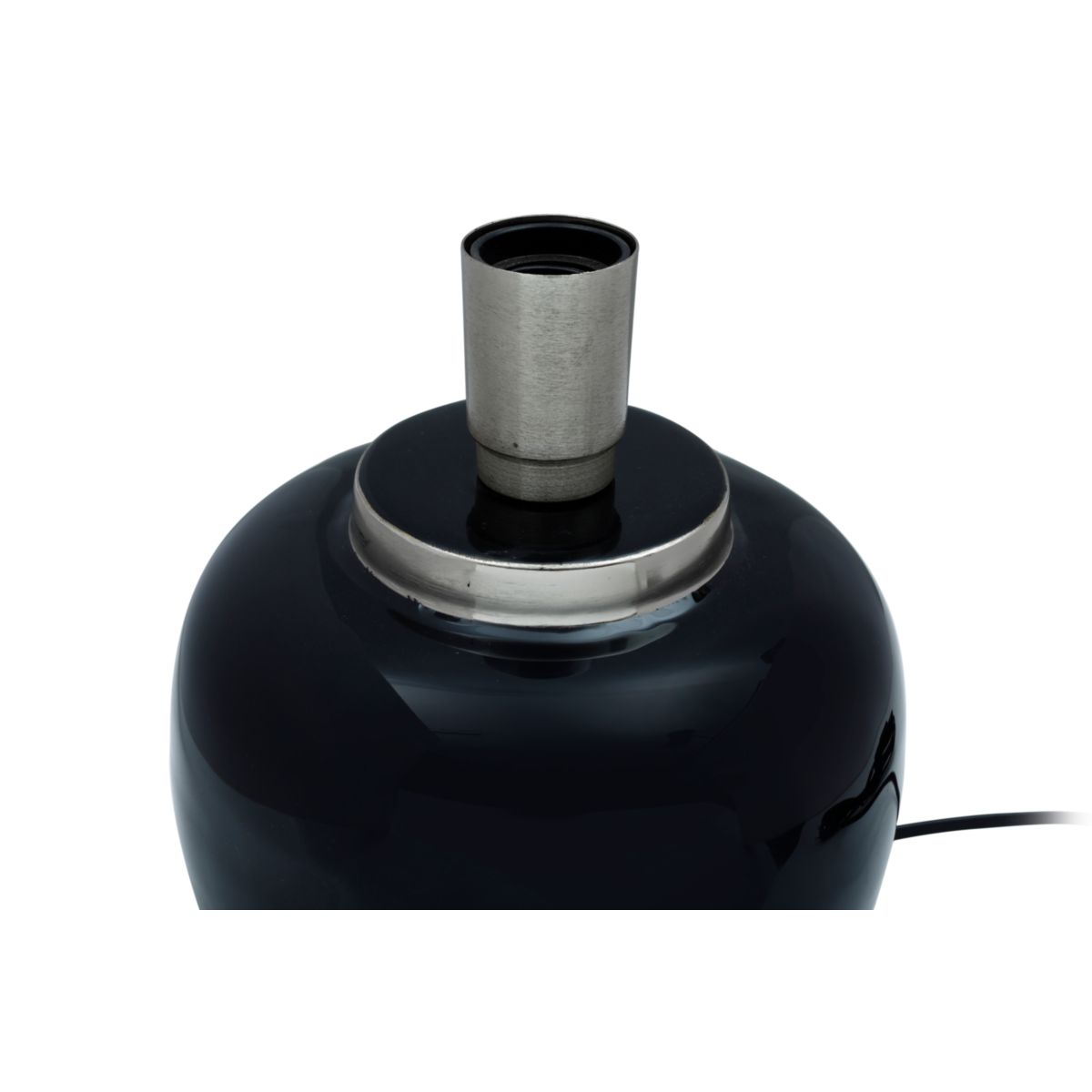 Tischlampe Art Deco 225 schwarz silber Bild 3