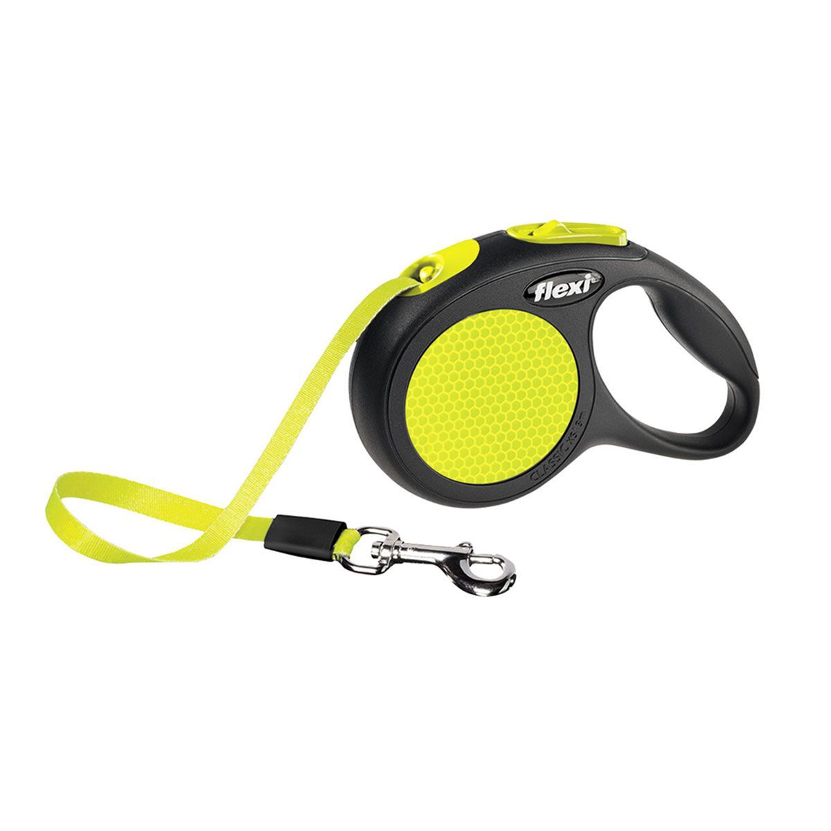 Flexi Gurt-Leine New Classic neongelb XS 3m
