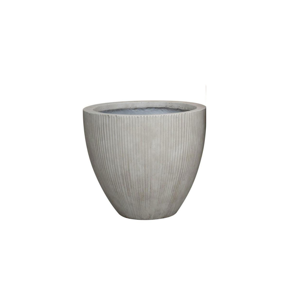 Haveson Topf Stripes Fincostone sand 33 x 33 x 29 cm Bild 1