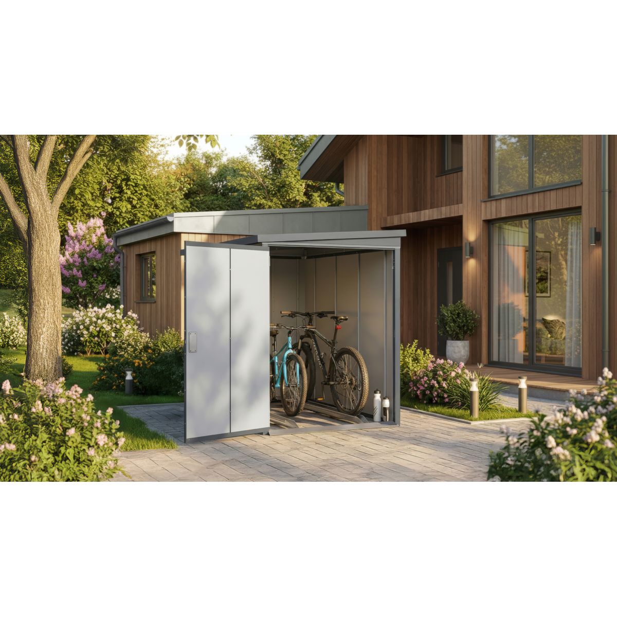 Weka Metall-Bikebox Gary anthrazit