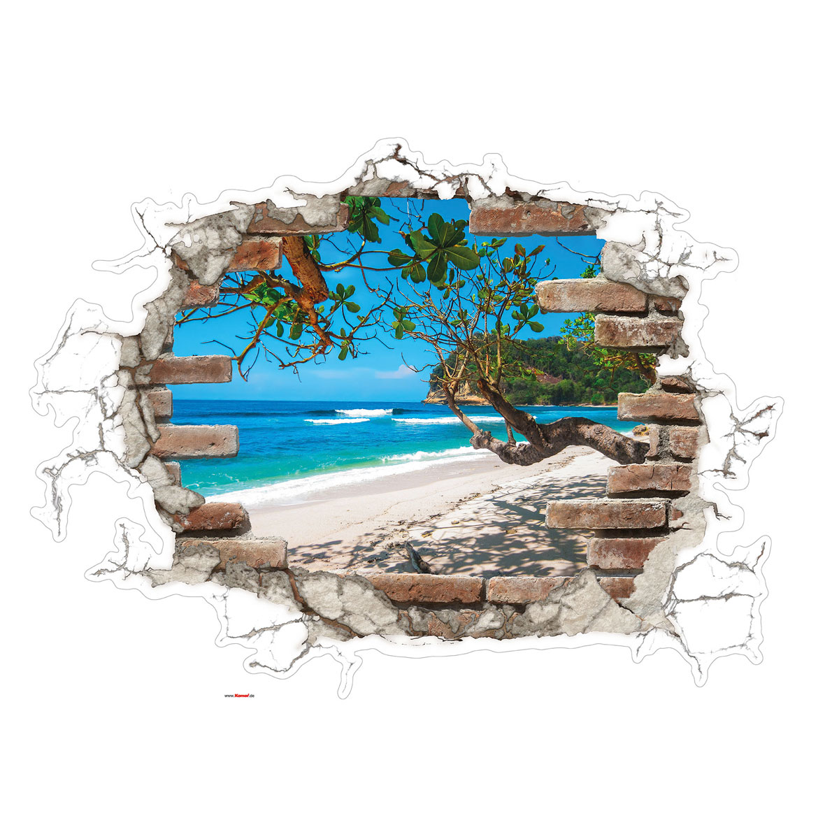 Komar  Wandtattoo Break Out 50x70 cm Bild 2