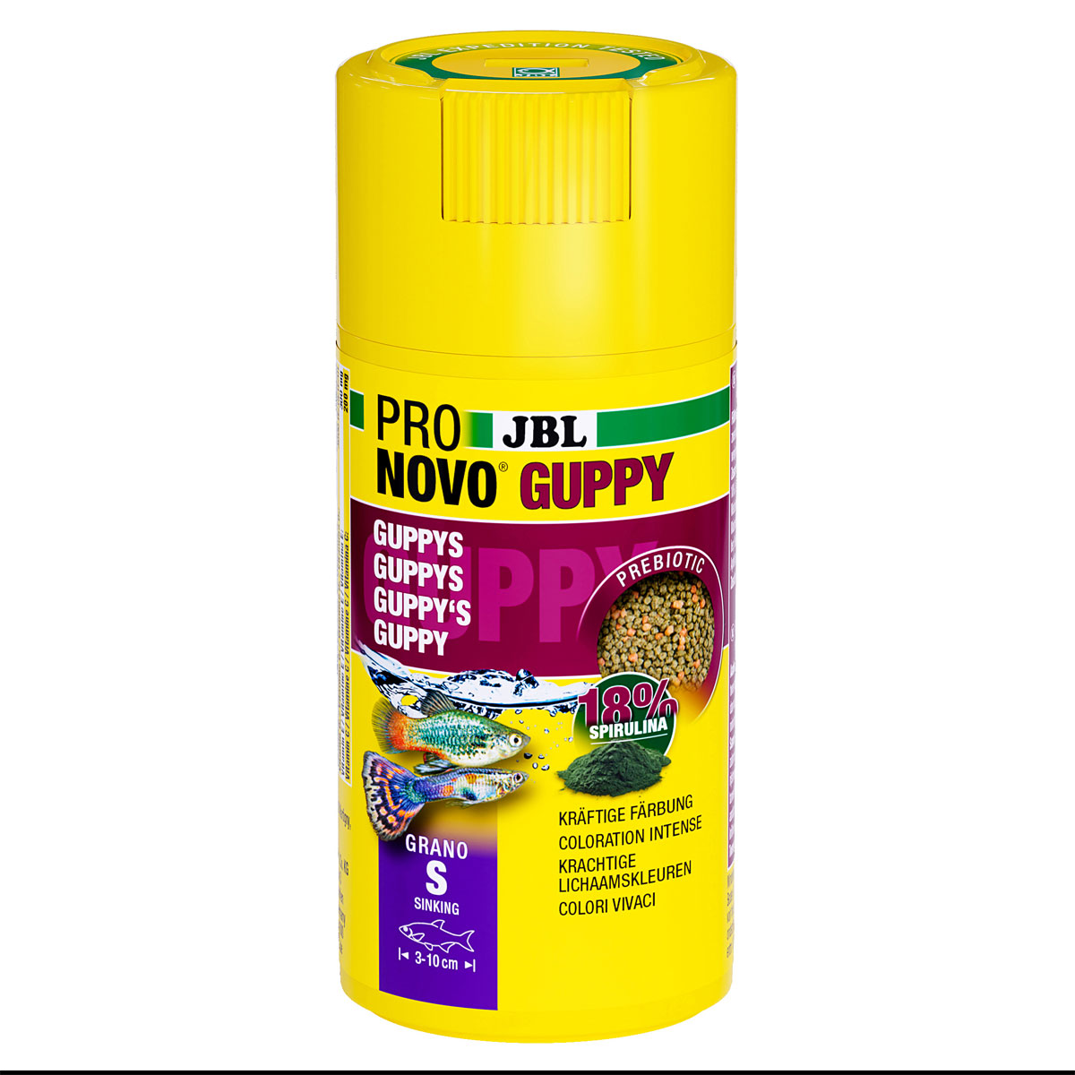 Fischfutter PRONOVO GUPPY GRANO S 100 ml Bild 1