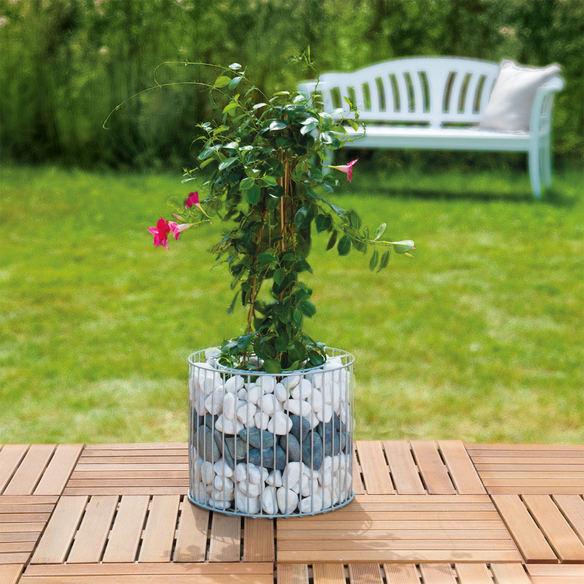 Wilk Gabionen-Pflanzgefäß Amber L Bild 2