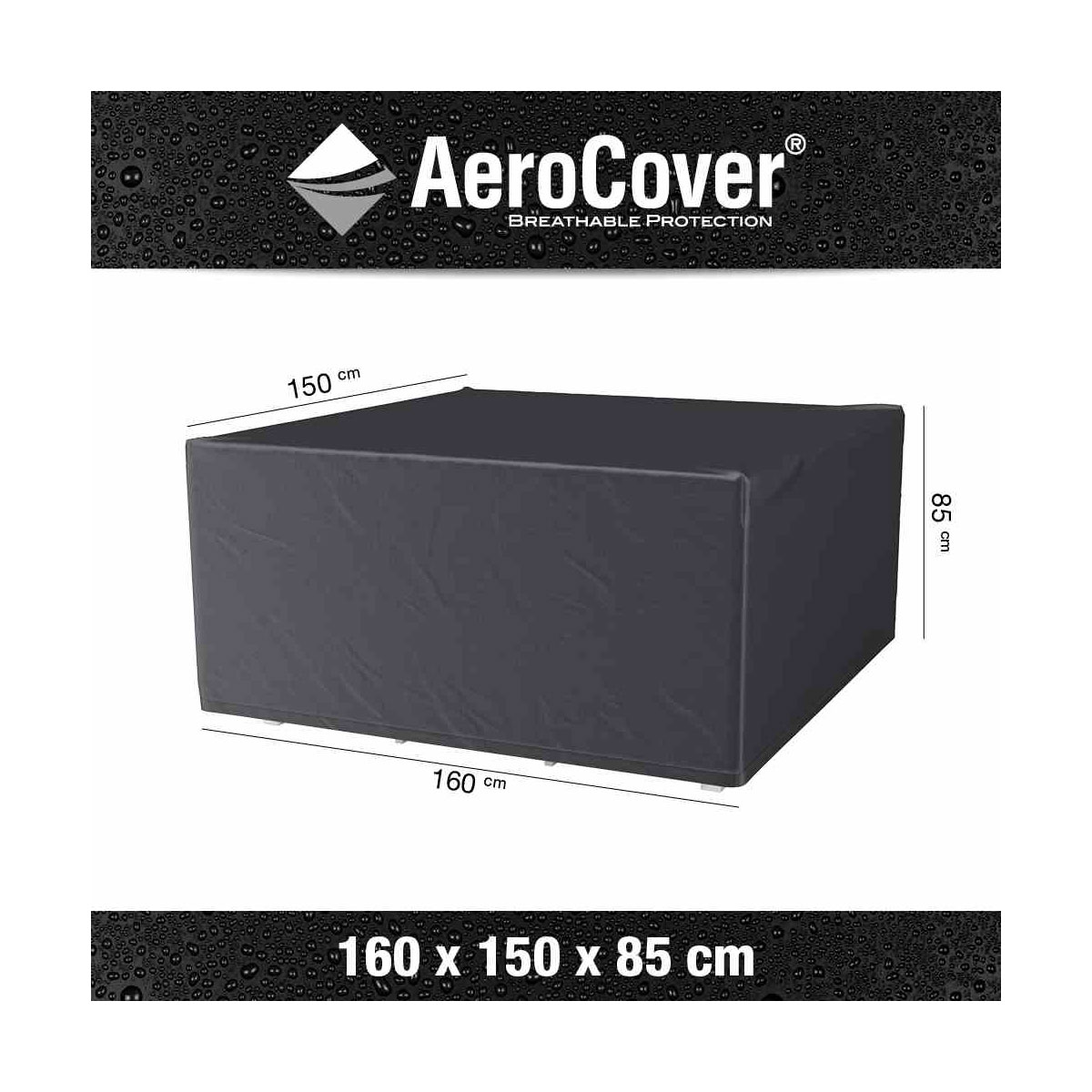 Sitzgruppenhülle AeroCover 160 x 150 x 85 cm atmungsaktiv Bild 2