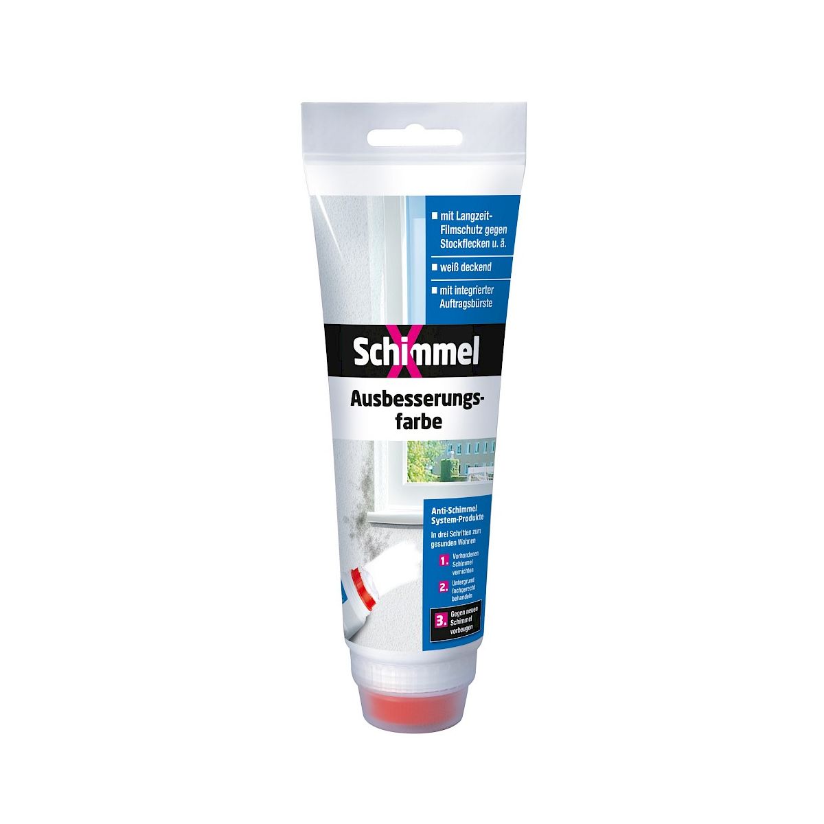 SchimmelX Ausbesserungsfarbe Tube 0,25l