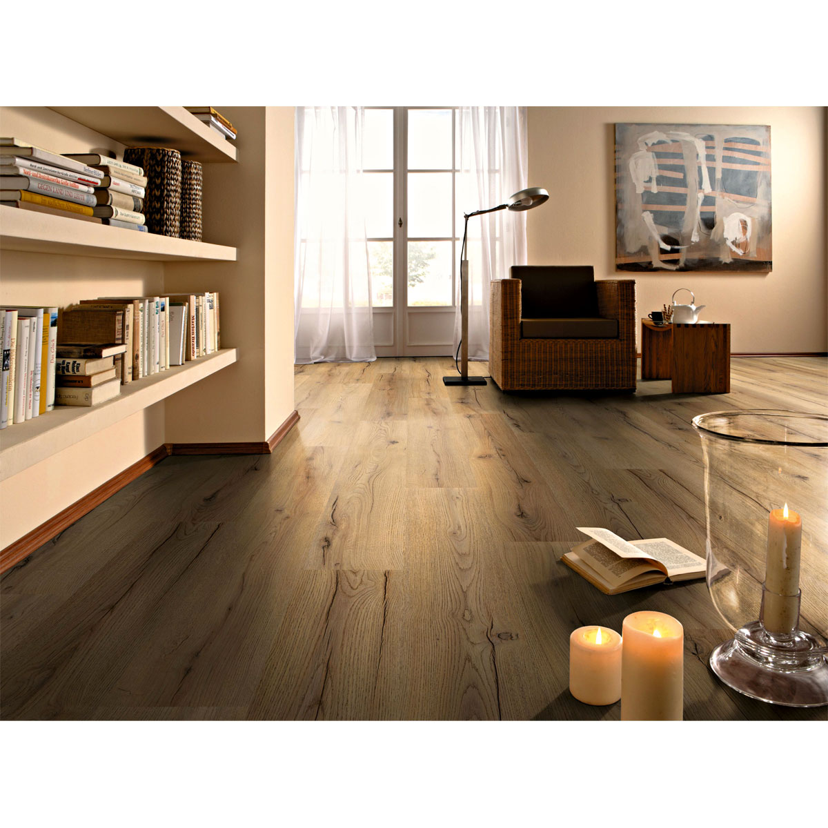Basic Laminatboden Century Oak beige 138 x 19,3 cm Bild 6