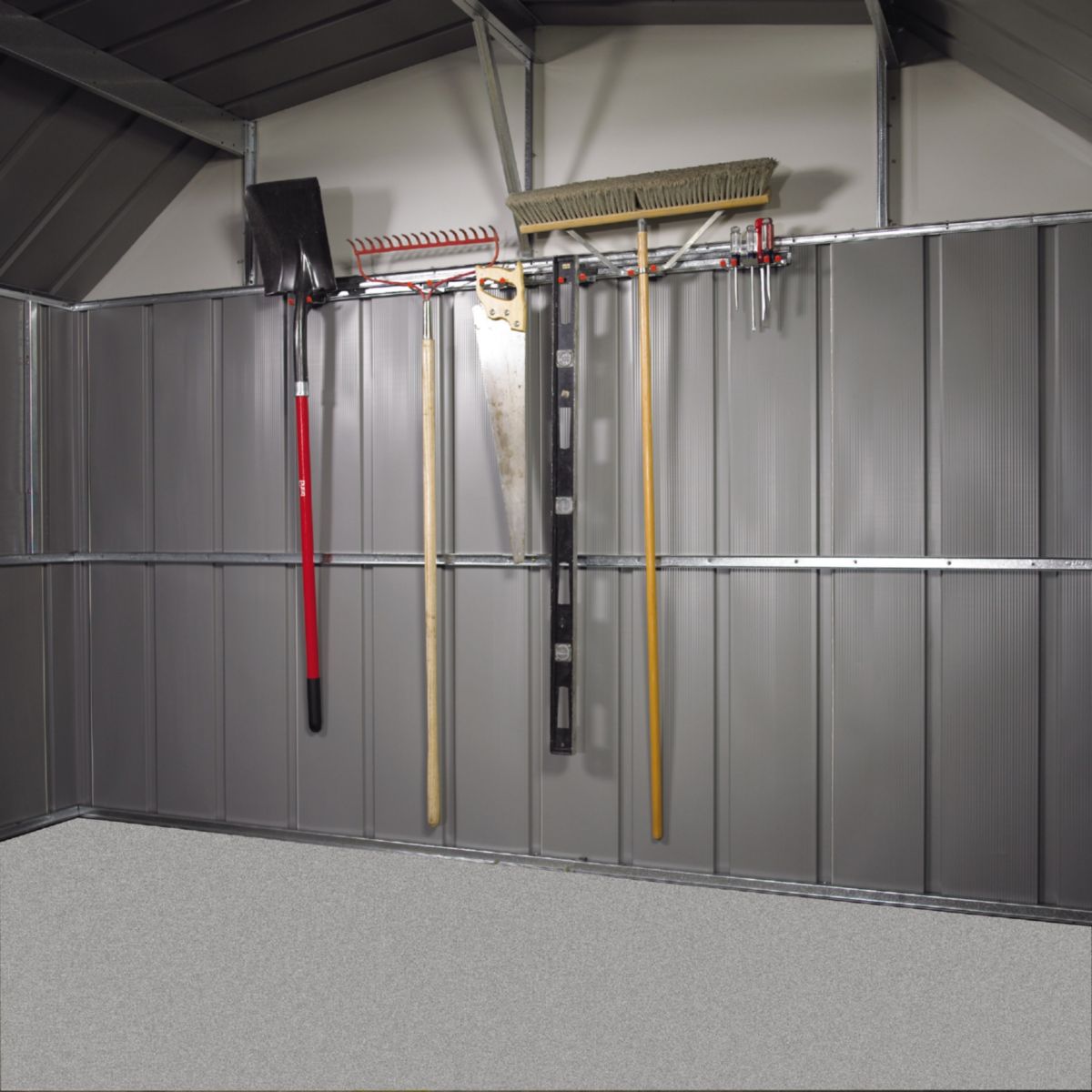 Gerätehaus Spacemaker Zubehör Werkzeugleisten Set 65 cm