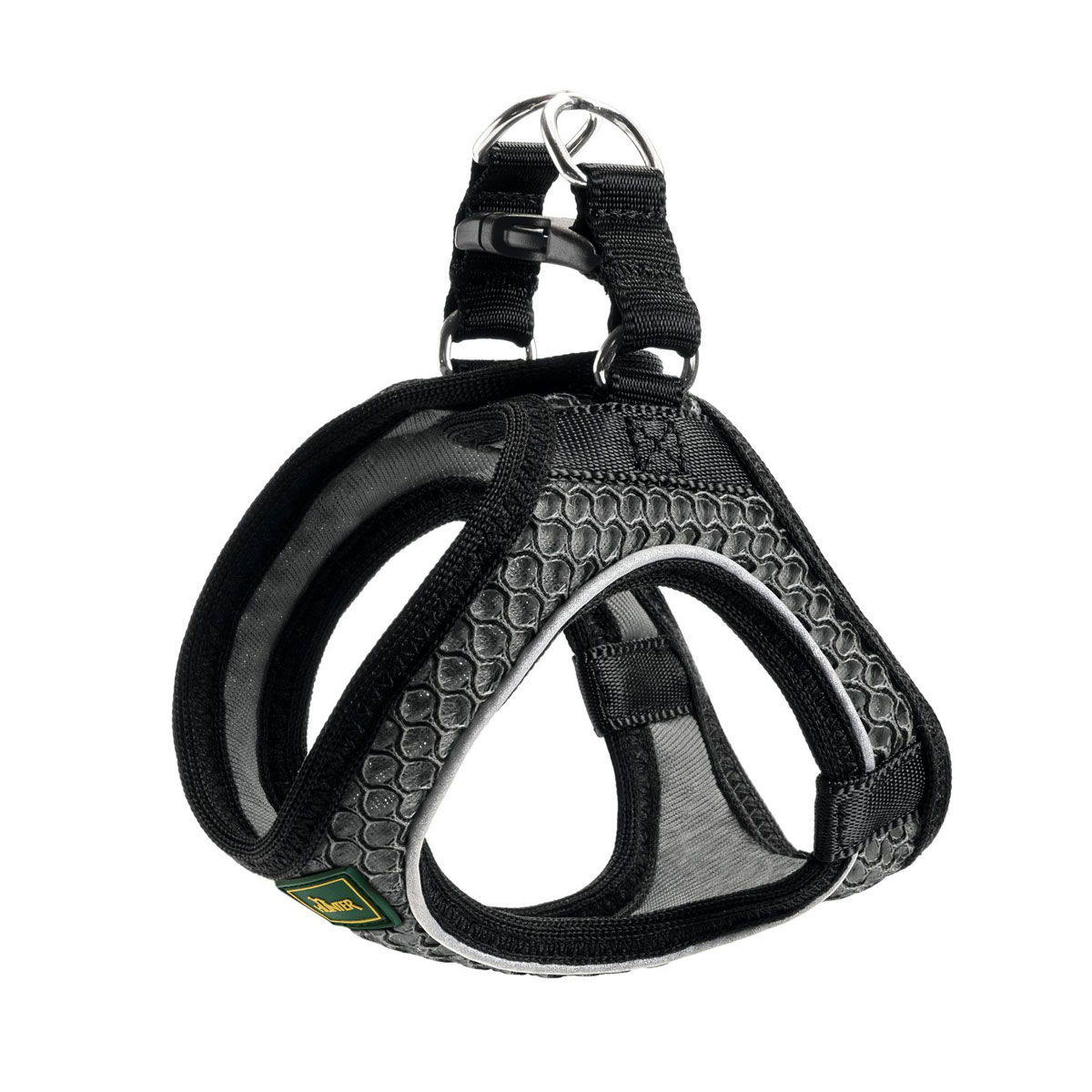 Hunter Geschirr Hilo Comfort XXSanthrazit reflektierend 31-33cm Mesh