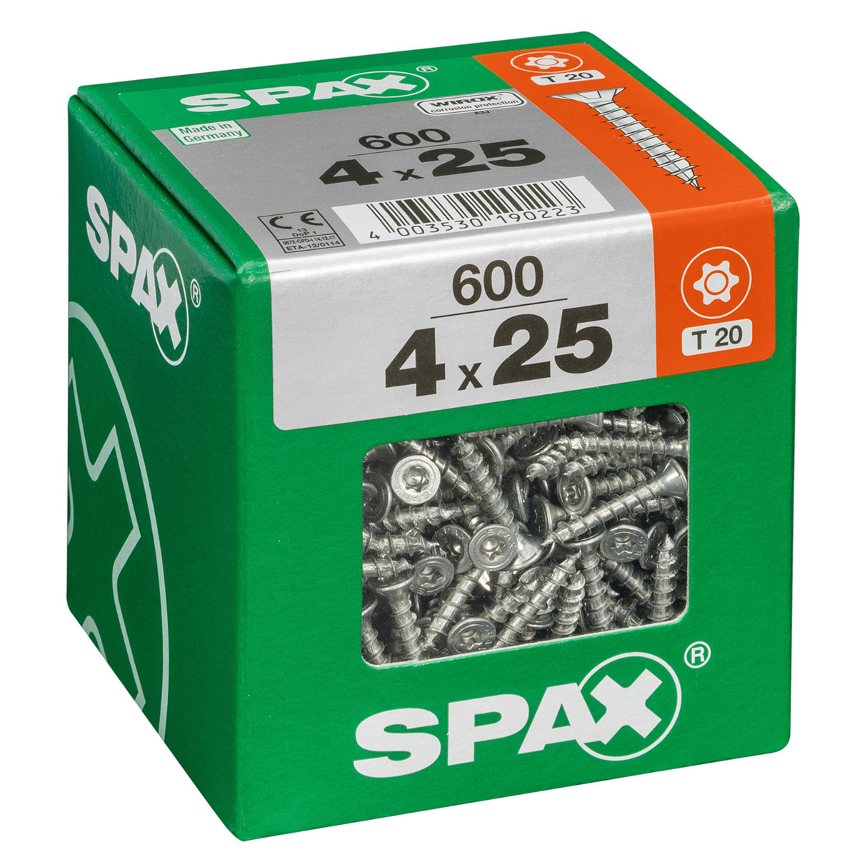 Spax Universalschrauben WIROX Senkkopf 4 x 25 XL 600 St Bild 2