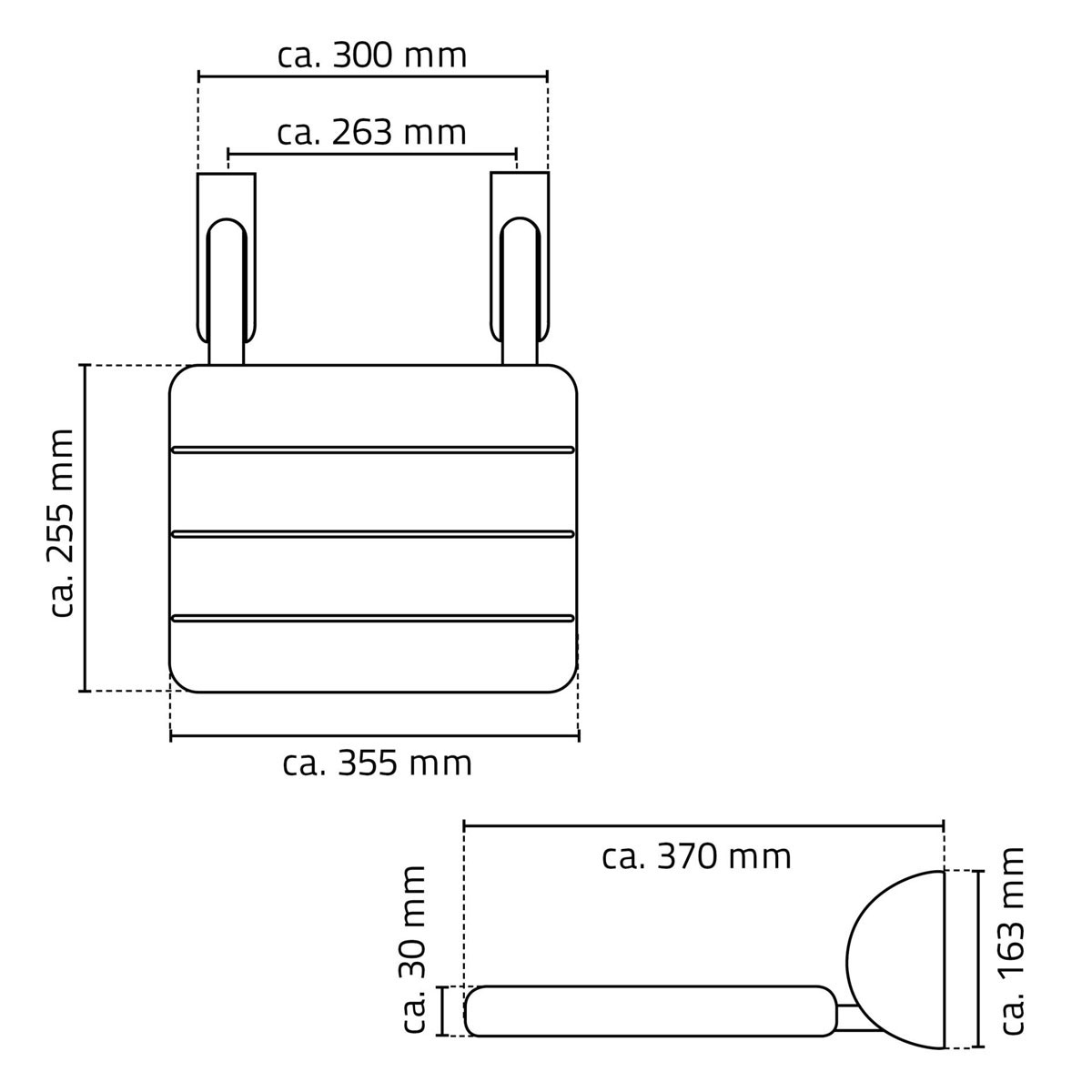 Ridder  Duschklappsitz Max weiß Bild 4
