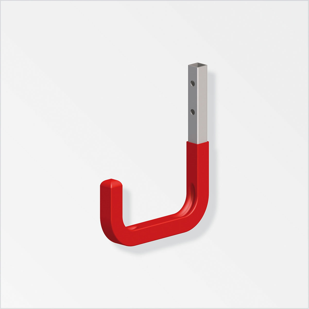 MyTool Wandhaken 250 mm gummiert rot