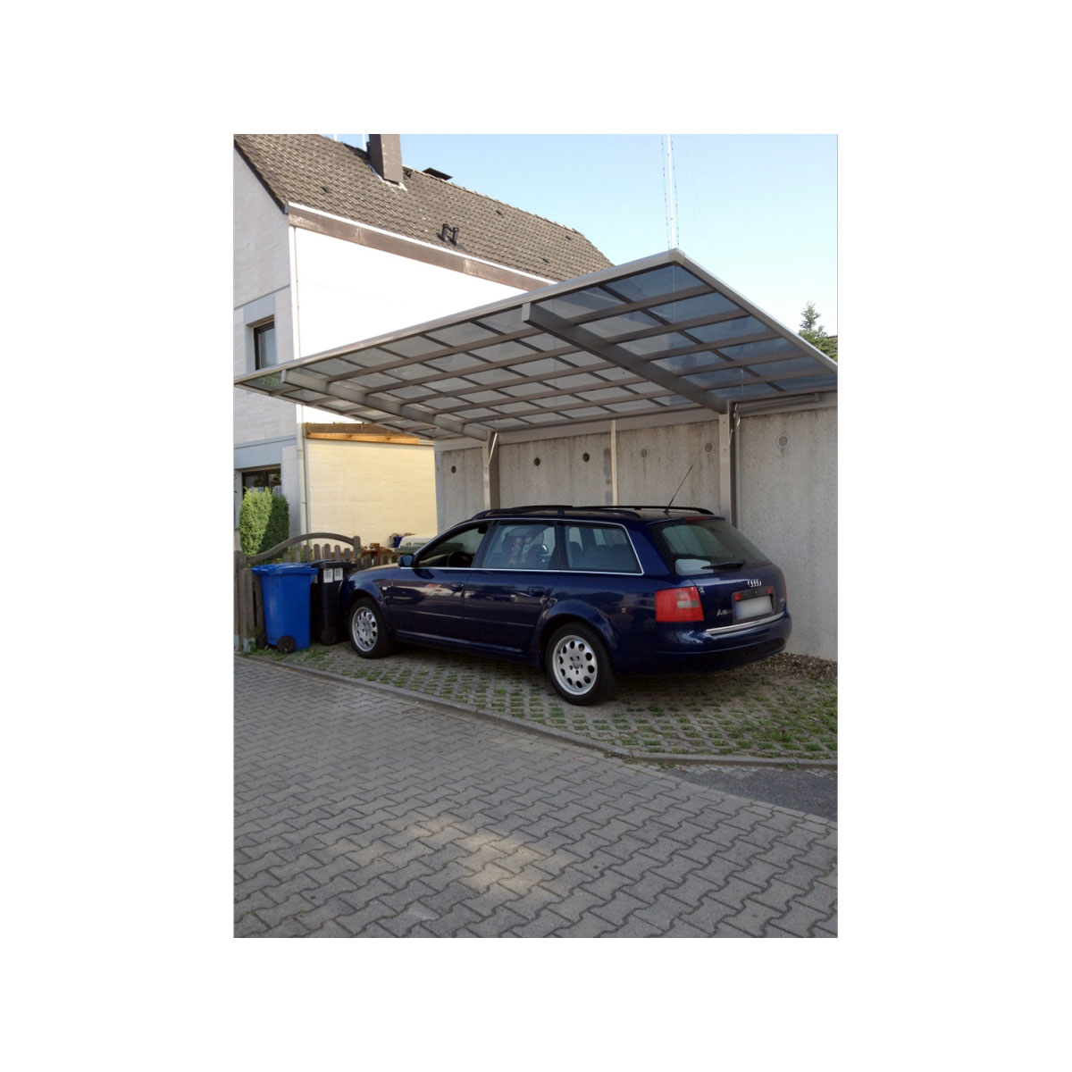 Ximax Carport Alu Linea 110 Edelstahl-Look Bild 5