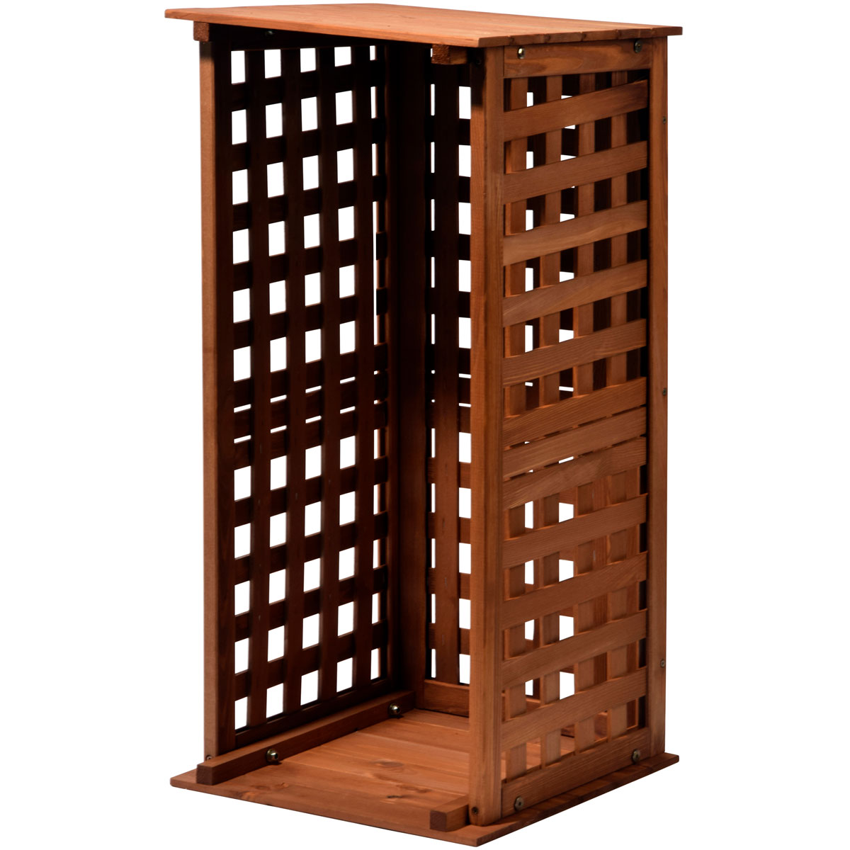 dobar Kaminholzregal braun 39 x 85 x 39 cm