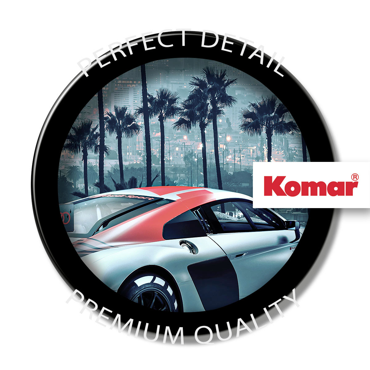 Komar  Papier Fototapete Audi R8 L.A. 368x254 cm Bild 10