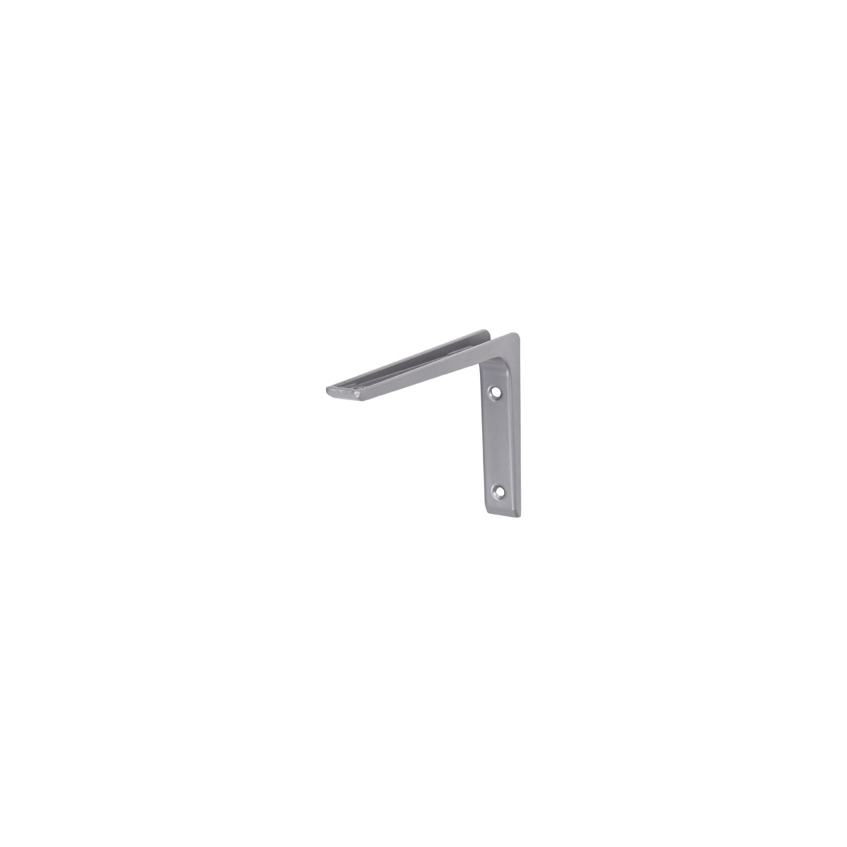 Dolle Metallkonsole Purist silber 15 x 10 cm
